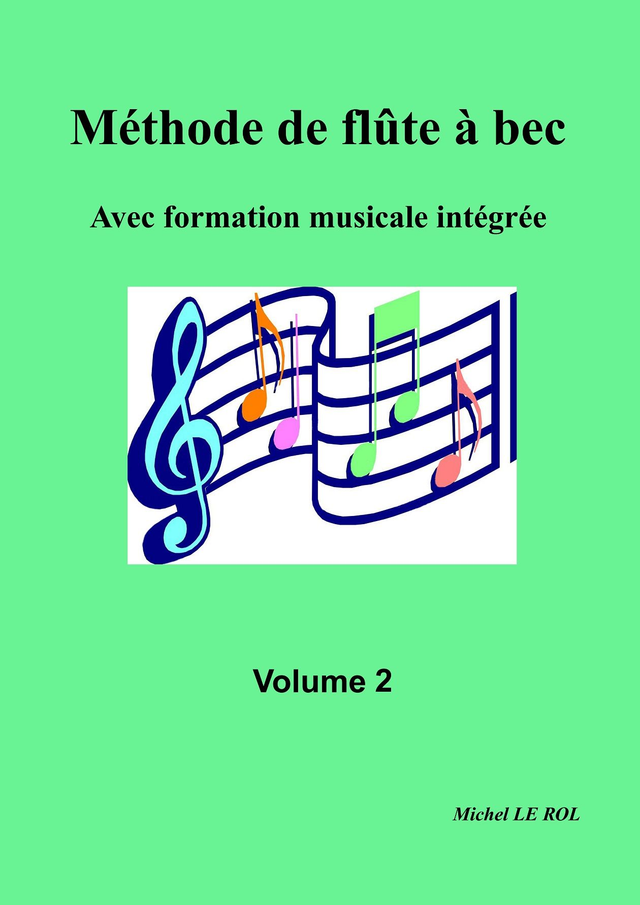 Vol. 2 méthode de flûte à bec PDF et imprimé