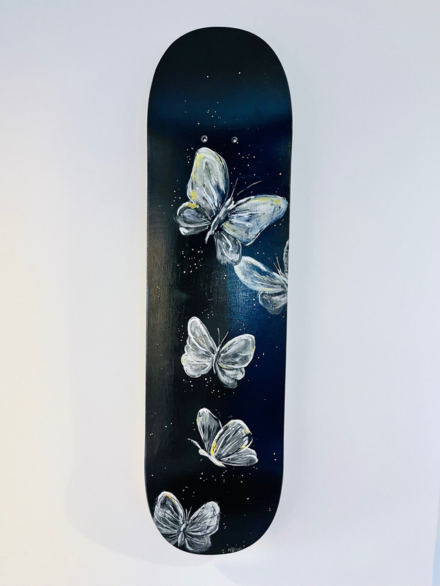 Butterflies on Black