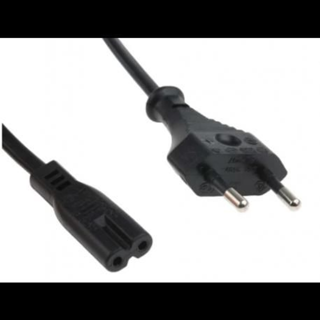 Câble d'alimentation 2 pôles 1,5 mètre