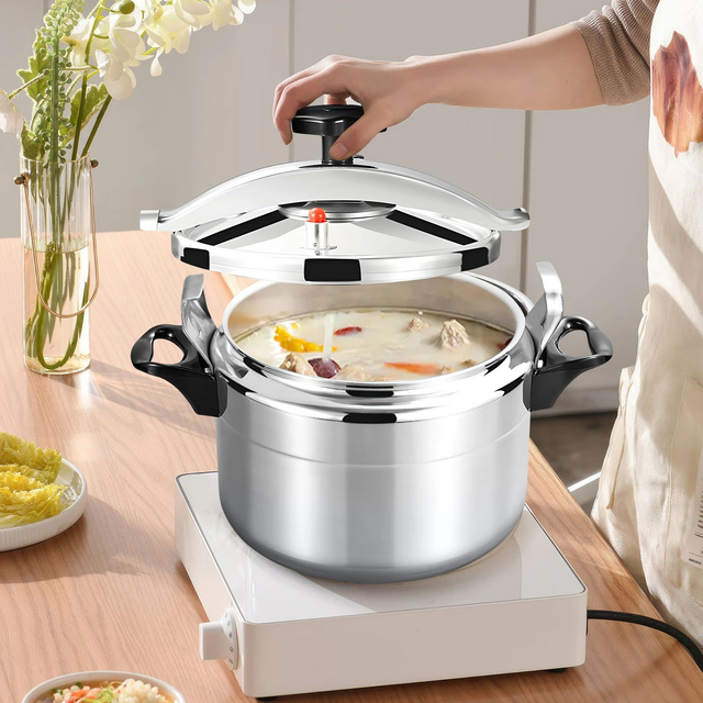 7L professional pressure cooker aluminum multifunctional and multi cooking explosion-proof gas stove with easy to lock lid pot