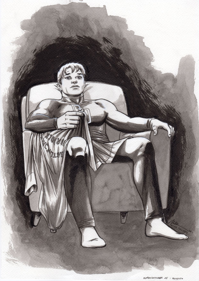 2023 - Murdocktober 15 - Memento - ORIGINAL, A4 (8.3x11.7)