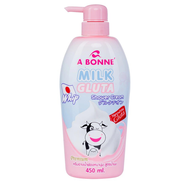 A Bonne A BONNE' Milk Gluta Whip Shower Cream 450 Ml.