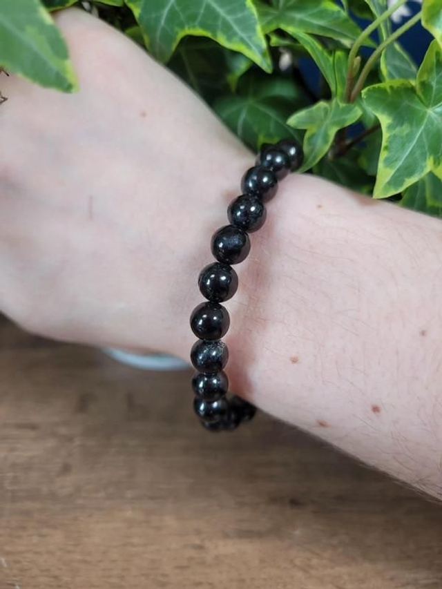 Jais - Bracelet avec des perles de 8 mm