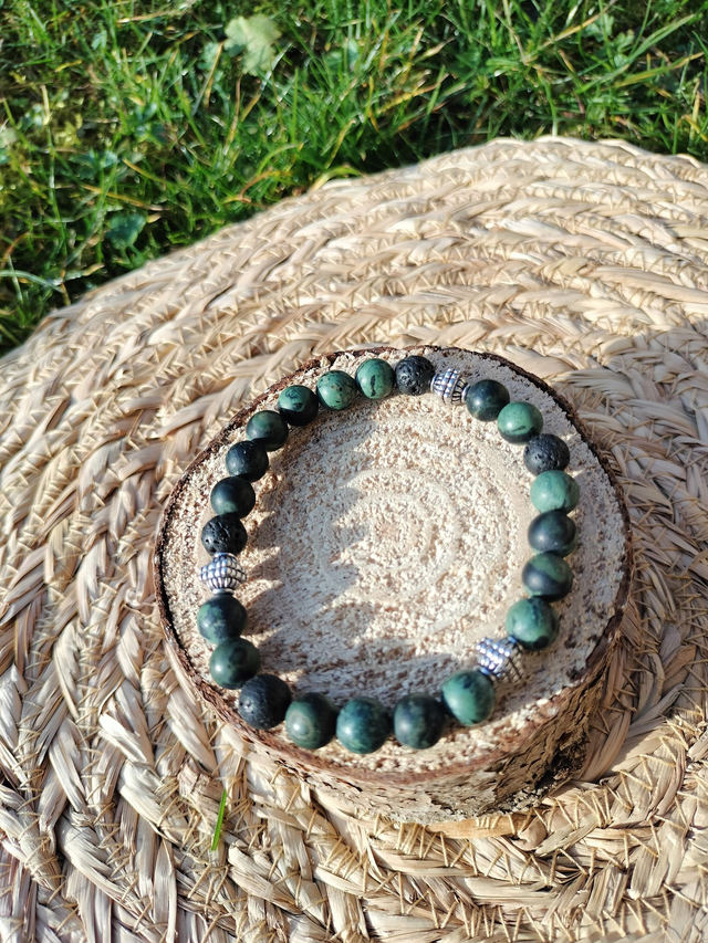 Bracelet homme Jaspe Kambaba