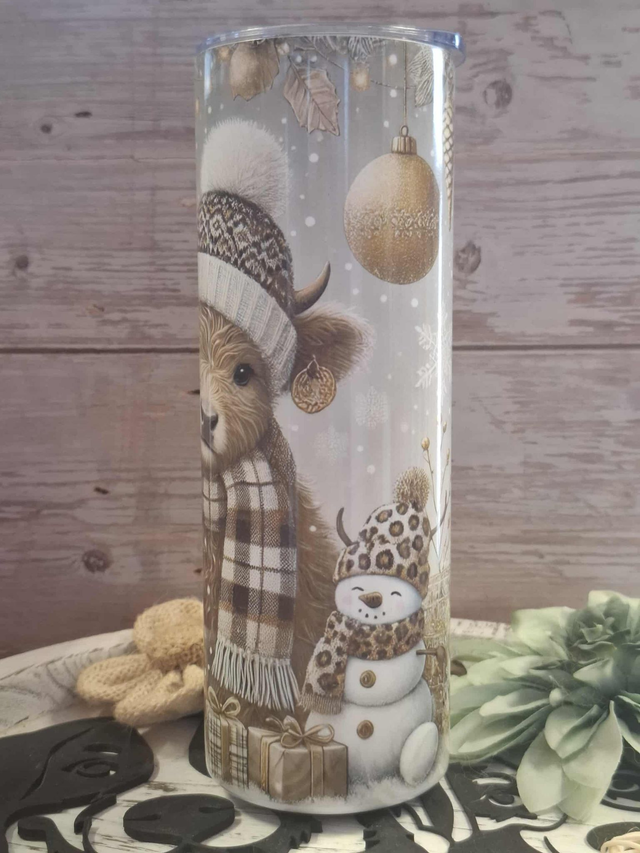 Gourde canette de noël