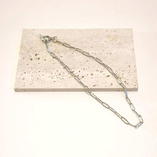 Chaîne acier inox hypoallergénique – Enfant &amp; adulte – Personnalisable avec charm’s 