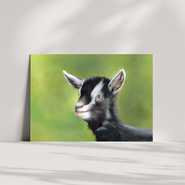 Carte de voeux - Chèvre N°1