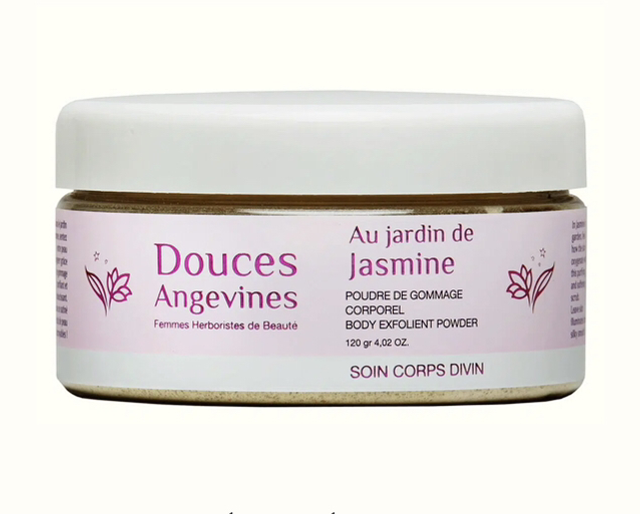 Au Jardin de Jasmine, poudre de gommage corps 