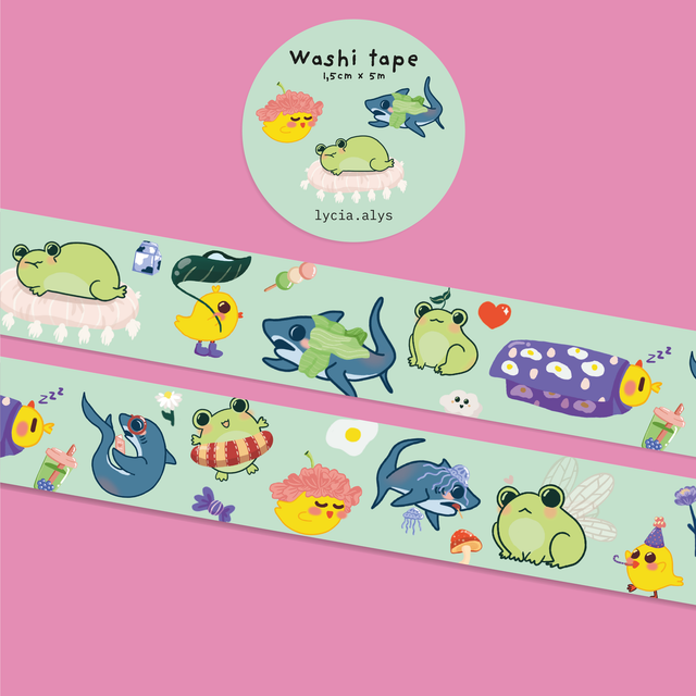 Animaux - washi tape