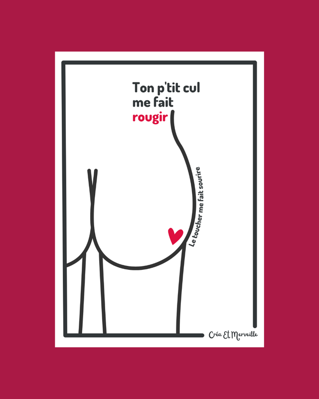 Affiche  P'tit cul 🍑