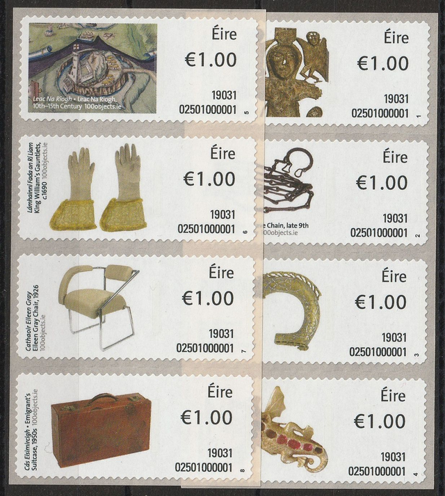 Ireland 2019,A History Of Ireland in 100 Objects (3rd Series) MNH