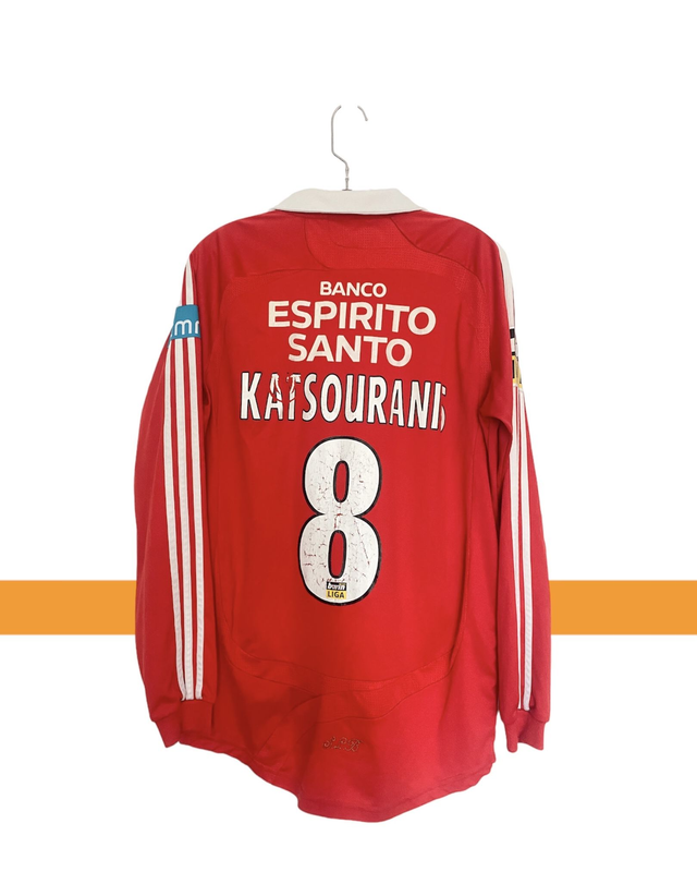 2007/2008 - SL Benfica - Katsouranis #8 [MATCH WORN] (M)