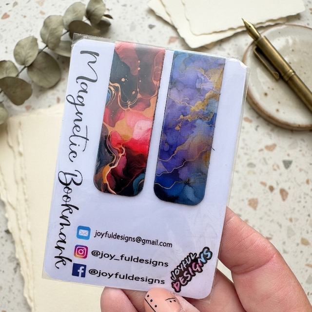 Magnetic Bookmarks (Watercolour)