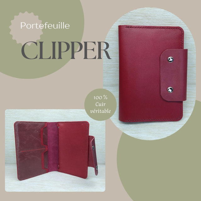 CLIPPER portefeuille - Rouge