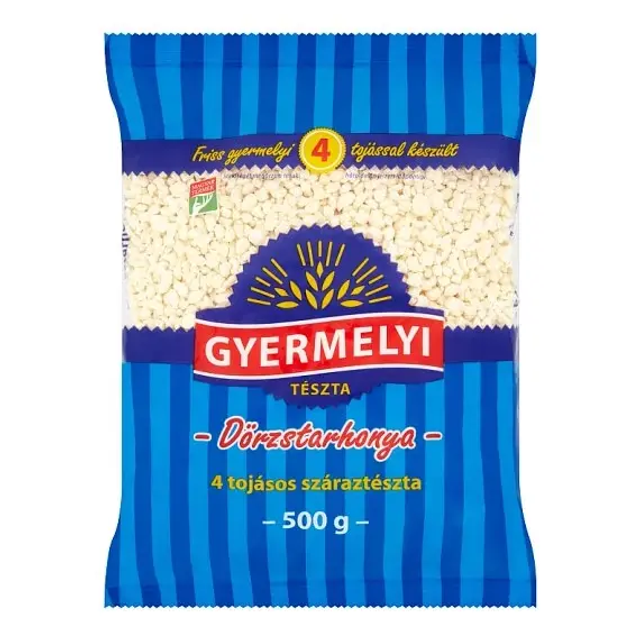 Gyermelyi dorzstarhonya 4T 500g (pates seches)
