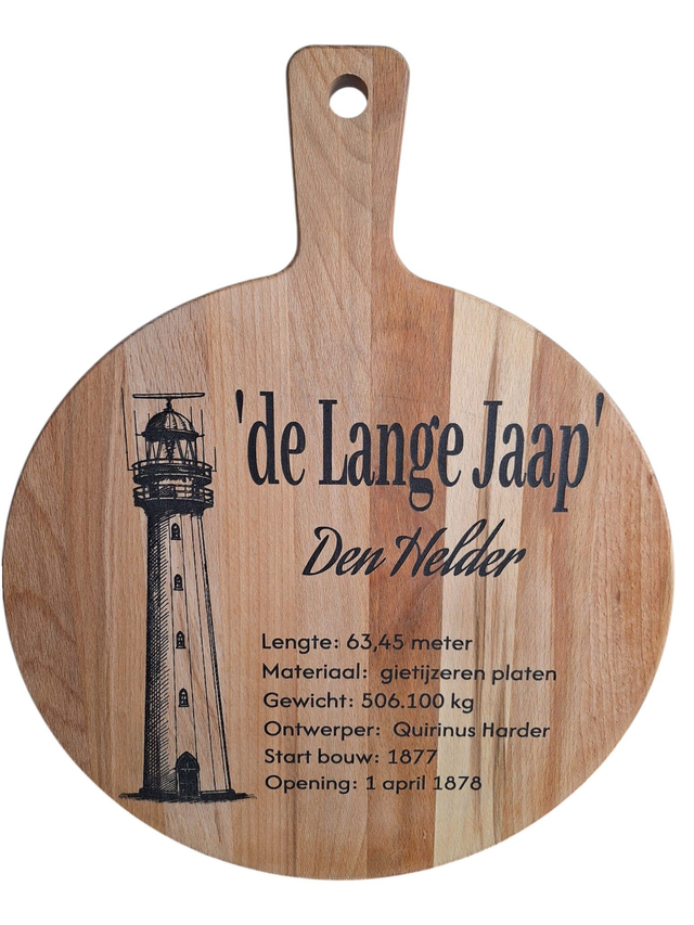Beukenhouten borrelplank “De Lange Jaap” – Den Helder