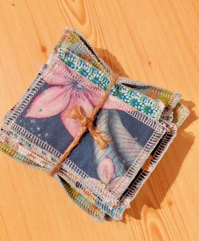 Lingettes antigaspi, lot de 9