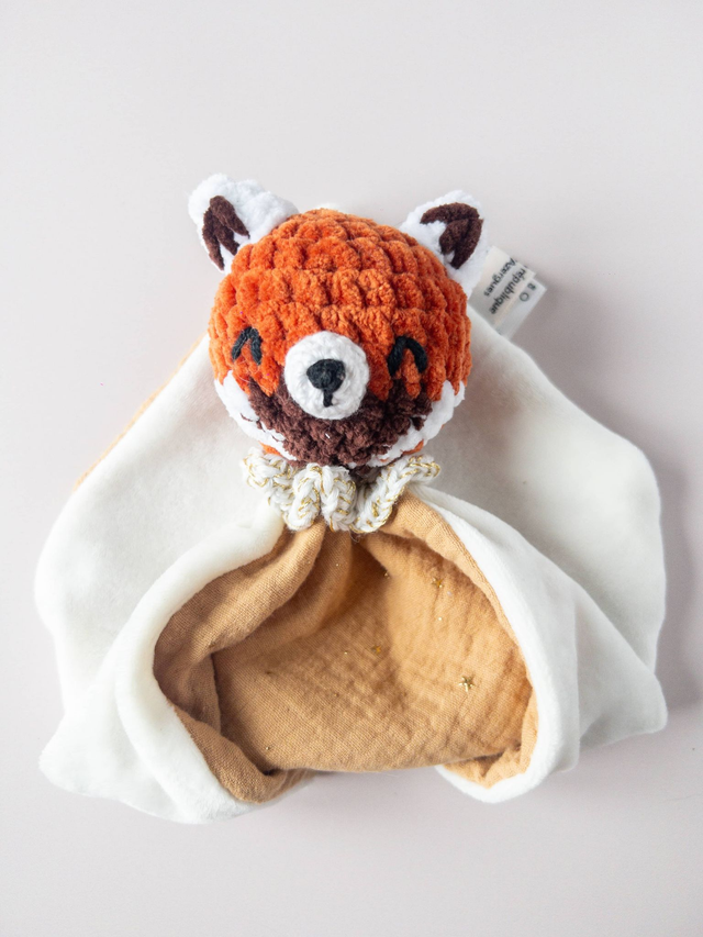 Doudou magique - Panda Roux