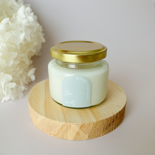 Bougie parfumée artisanale - Thé vert