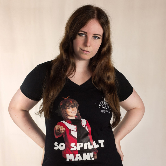 "So spillt man" T-Shirt - Damen