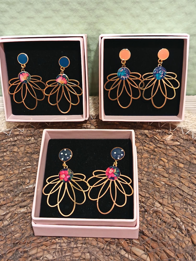 Boucles d'oreille Marguerite