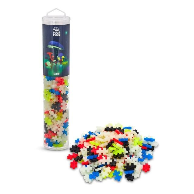 Plus Plus Tube - Glow Mix - 240 Pcs