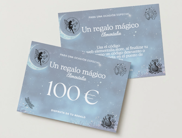 Tarjeta Regalo Elementalia – 100 € (Diseño Magia) 
