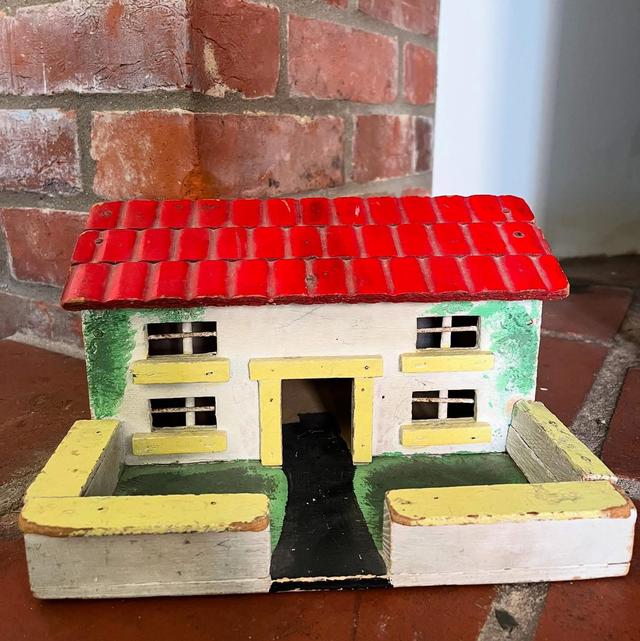 A 20th Century Scratch Made Child’s Toy Farmhouse 