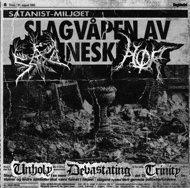 SAD / HOR Unholy Devastating Trinity CD