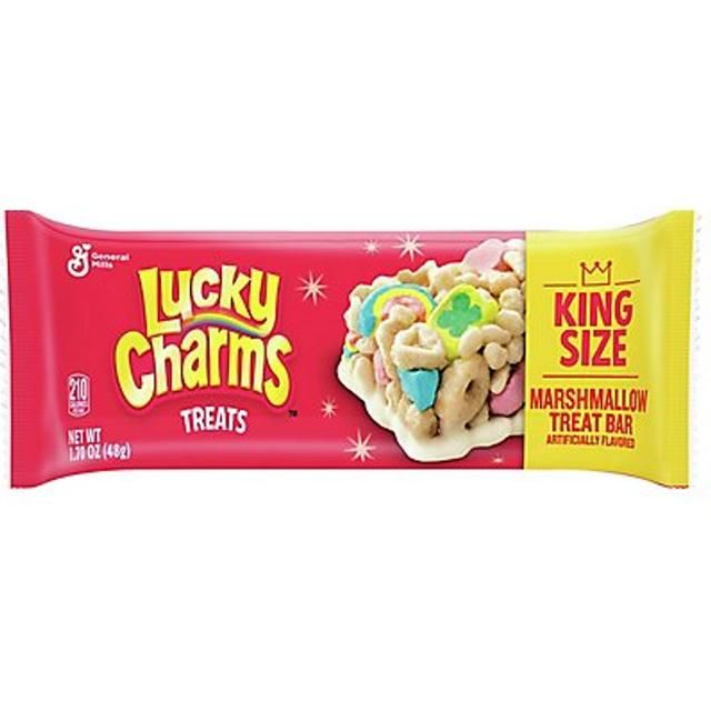 Lucky Charms Treat Bar, Marshmallow, King Size 1.7 Oz