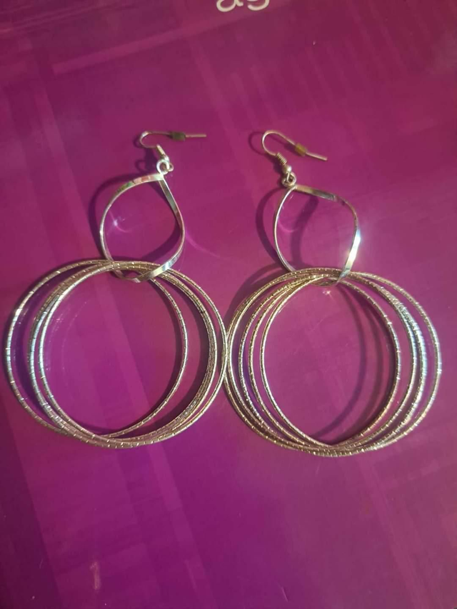 Boucles d'oreilles anneaux 