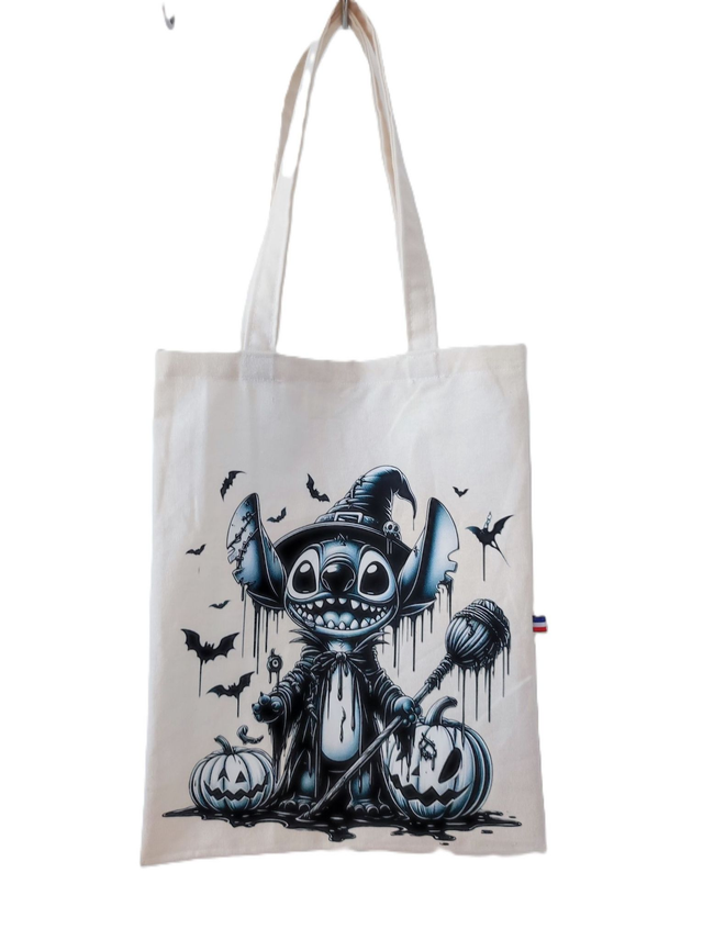Tote bag halloween stitch