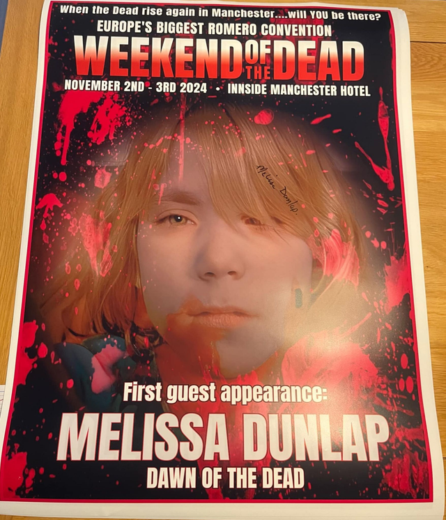 2024 Signed Guest Poster - Melissa Dunlap