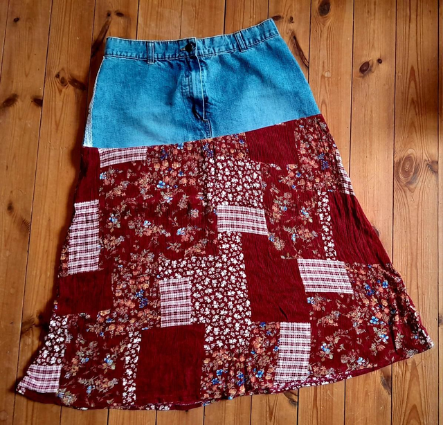 Jupe bohème mi-longue