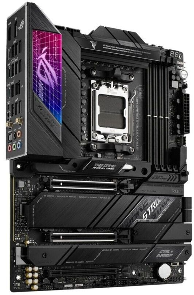 02.3.0009 – Scheda Madre ASUS ROG Strix X670E‑E Gaming WiFi – ATX high‑end nera RGB con WiFi 6E per Ryzen 7000/8000/9000