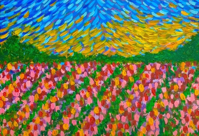 Dancing tulips