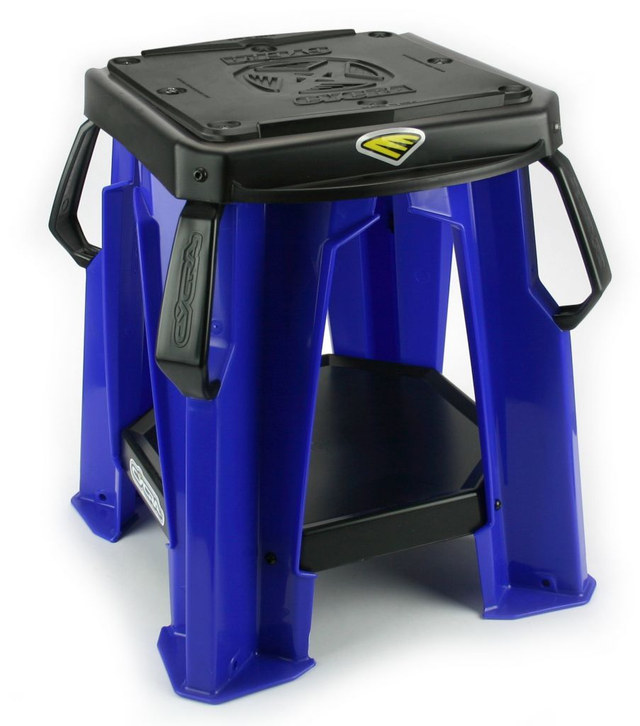 TREPIED MOTO STAND CYCRA YAMAHA BLUE