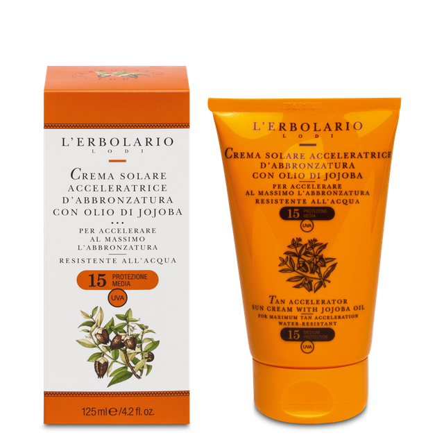 Crema Solare Acceleratrice d’abbronzatura SPF 15 125 ml