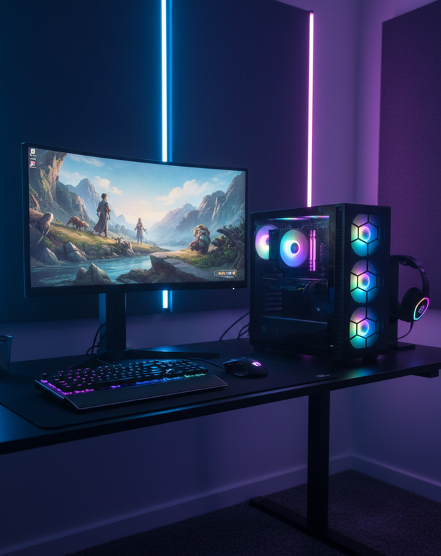 CUSTOM BUILD - POWERFUL GAMING PC INTEL i5 GEFORCE