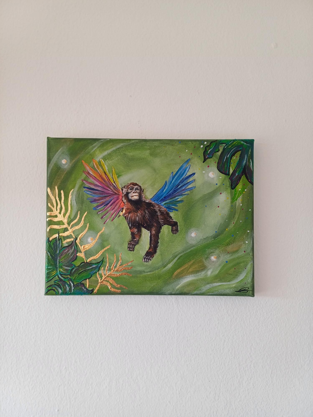 《 L'envol du singe 》