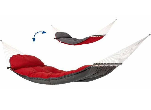 SET hamac XXL Fat Hammock RED + support Olymp