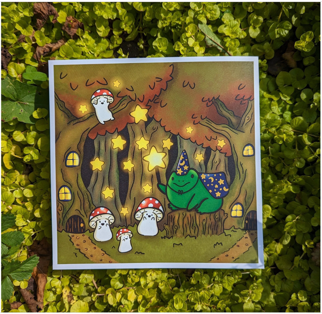 Frog Wizard's Magic Show At Mushroom Village