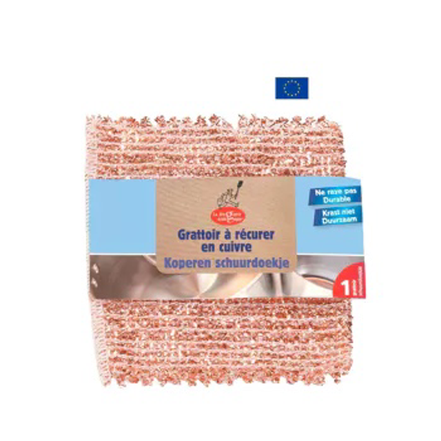Grattoir à Récurer en Cuivre