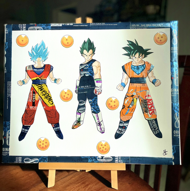 Tableau Manga dragon B