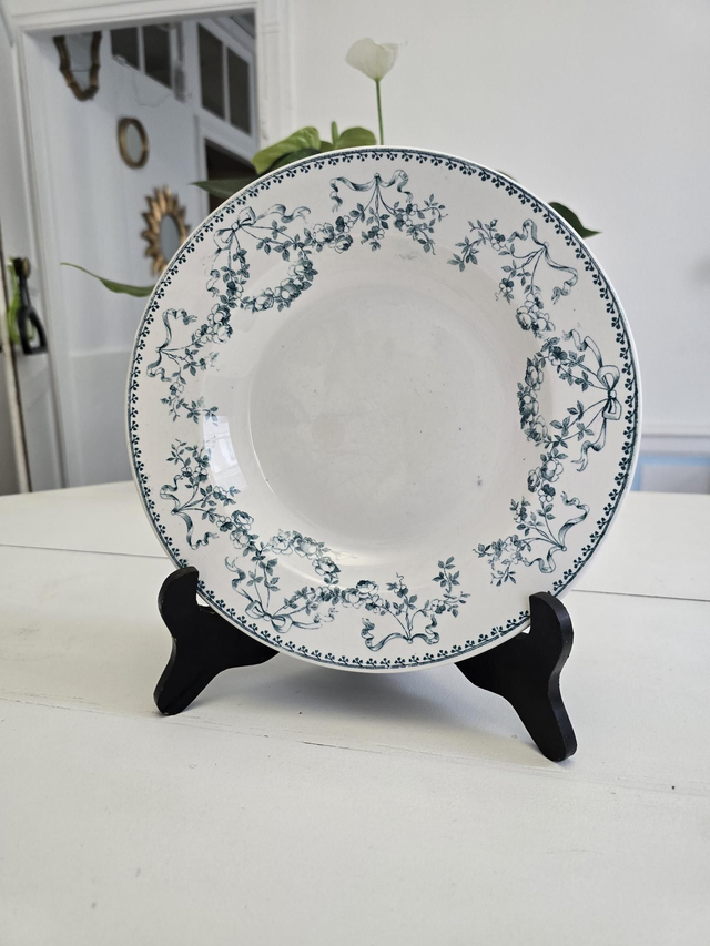 Assiette creuse Sarreguemines 