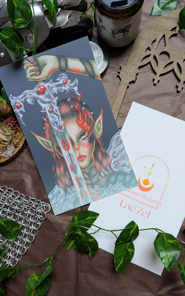 Print Lae'Zel | Baldur's Gate