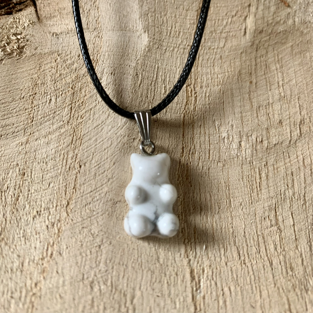 Pendentif Nounours Howlite