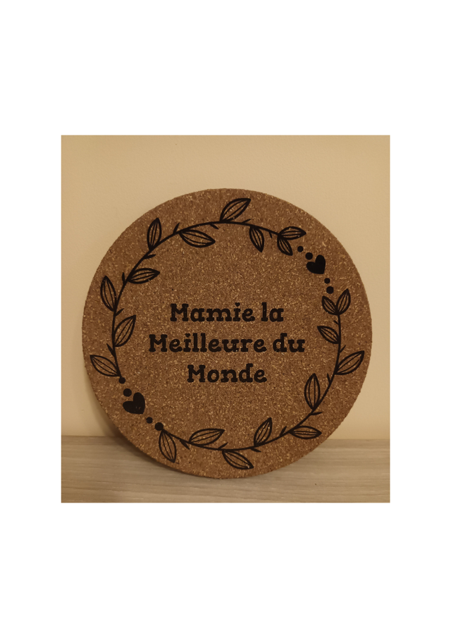 Dessous de Plat Mamie la meilleure du monde