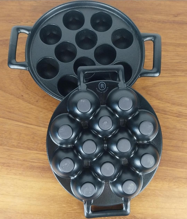 Lot de 2 plats à escargots noir Revol France 