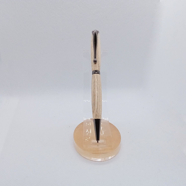 Stylo à bille noir en Frêne